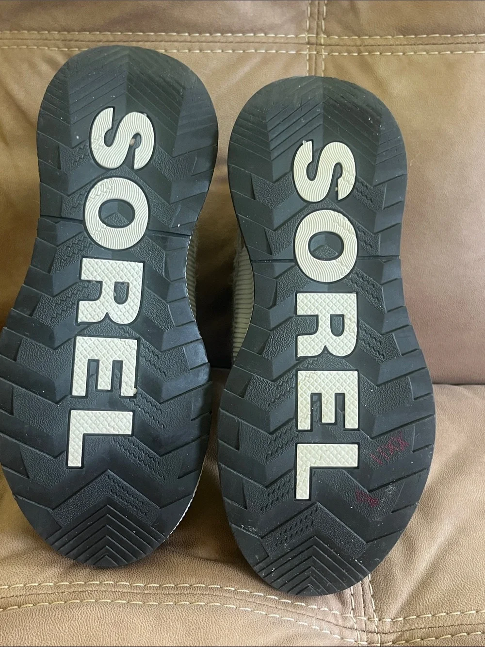 Sorel Kids Black and Brown Waterproof Snow Boots